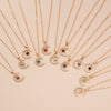 Personality Birthstone Moon Star Crystal Pendant Necklace for Women Clavicle Chain Choker Birthday Party Jewelry Gift - Image 4