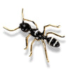 Simple stripe enamel big ant brooch exaggerated insect pin Brooches men and women Western accessories party - Image 2