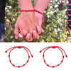 6pcs/set Handmade 7 Knots Red String Bracelet for Lover Protection Lucky Amulet and Friendship Braid Rope Wristband Jewelry Gift - Image 14