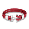 Navy Style Men Anchor Bracelet Woven Multilayer Leather Bracelets For Women Black Stainless Steel Sport Buckle - Image 17