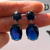 Simple Stylish Big Oval CZ Women Drop Earrings Elegant Female Accessories Brilliant Cubic Zirconia Earring Jewelry - Image 3