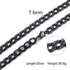 Necklace Curb Chains Link Men Choker Stainless Steel Male Female Accessories - Image 17