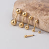 5Pcs 2.5/3/4/5/6mm Balls Cartilage Helix Ear Piercings Tragus Ball Studs Surgical Steel Barbell Earring Body Jewelry 16G - Image 24