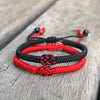 Tibetan Handmade Red Rope Bracelet Couple Gift Braided Adjustable Concentric Knot Bracelets for Women Men Friendship Jewelry - Image 2
