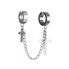 1Pc Punk Steel-color Stainless Steel Painless Ear Clip Earrings For Men/Women Street Pop Non Piercing Fake Earrings Jewelry Gift - Image 8