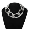 Lacteo Punk Multi Layered Gold Color Chain Choker Necklace Jewelry for Women Hip Hop Big Thick Chunky Clavicle Chain Necklace - Image 9