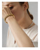 Stainless Steel Chain Bracelet Simple Plated Heavy Metal Texture Jewelry Men Party - Image 13