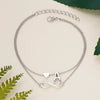 Summer A-Z Letter Initial Anklets For Women Silver Color Heart Anklet Bracelet Leg Chain Beach Party Foot Jewelry - Image 5