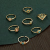 Stainless Steel Opal Finger Rings For Women Adjustable Couple Geometric Ring Handmade Aesthetic Jewelry Gift - Image 3