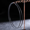 Exaggerated 12CM Oversized Hoop Earrings Basketball Smooth Big Circle Earrings for Women Punk Jewelry Oorbellen - Image 7