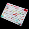 18/36/100Pairs Women Star Moon Small Plastic Stud Earrings Set Girl Children Cartoon Geometric Party Birthday Christmas Jewelry - Image 35