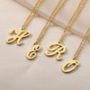 Dainty Initial Letter Necklaces For Women Gold Color Minimalist Stainless Steel Initial Necklace Wedding Jewelry Gift - Image 51