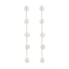Korean Simple Baroque Pearl Tassel Long Earrings For Woman Gothic Girl's Elegant Jewelry Wedding Party Set Accessories - Image 6