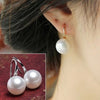 Women Earrings Imitation Pearls Ball Hook Earrings Eardrops Bridal Wedding Party Jewelry - Image 1