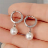 Temperament Elegant Simulated Pearl Dangle Earrings for Women Simple Stylish Design Delicate Accessories Jewelry - Image 4