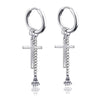 Punk Stainless Steel Chain Hoop Earrings For Women Men Goth Pop Hip Hop Pendants Ear Jewelry Accessories Earring - Image 16