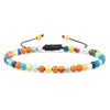 Adjustable 4 mm Beaded Stretch Bracelet in Multiple Color Styles - Image 44