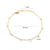 Stainless Steel Link Bracelet with Cubic Zirconia Charms in Gold-Tone or Silver-Tone - Image 6