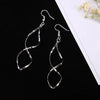 Simple Spiral Drop Earrings For Women Long Curved Wave Dangle Statement Wedding Party Jewelry - Image 7