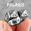 Vintage Gothic Flower Stainless Steel Mens Open Rings Punk Unique for Women Boyfriend Biker Jewelry Creativity Gift - Image 7