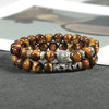 2Pcs/Set Wooden Beaded Buddha Bracelet Stone Bracelets for Men Women Buddhist Meditation Rosary Jewelry Gift - Image 4