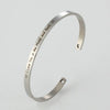 4mm Width Laser Engraved "I Love You To The Moon and Back " Personality Cuff Bangles Mantra Bracelets Men Women Gifts for Lovers - Image 8