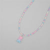 Gummy Bear Pendant Choker with Multicolor Resin Beads - Image 10