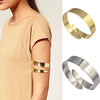 Vintage Tibetan Tribal Women's Arm Bracelet European Wide Arm Cuff Indian Bracelet Egyptian Punk Round Open Bracelets For Women - Image 1