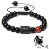 12 Constellation Zodiac Signs Bracelet Black Onyx Beads Cancer Leo Onyx Braided Bracelet for Women Men Couples Jewelry Gift - Image 14
