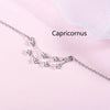 Silver Color 12 Constellation Zodiac Charm Bracelet For Women Birthday Gift Cubic Zircon Bracelet Jewelry S - Image 8