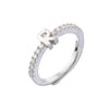 HECHENG, Initials Letter Ring Women Classic Simple Opening Finger Ring For Women Party Jewelry Gift