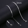 HIYEE  Stainless Steel Necklace 40-45-50-60CM Blade Snake Glod Bone Chain Men's & Women's Jewelry Gifts Party And Wedding