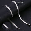 HIYEE  Stainless Steel Necklace 40-45-50-60CM Blade Snake Glod Bone Chain Men's & Women's Jewelry Gifts Party And Wedding