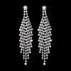 Silver Color Crystal Long Wedding Drop Earrings for Women Rhinestones Tassels Dangle Earrings Brides Gifts Party Jewelry - Image 37