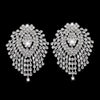 Silver Color Crystal Long Wedding Drop Earrings for Women Rhinestones Tassels Dangle Earrings Brides Gifts Party Jewelry - Image 30
