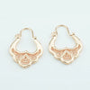 Women Rose Gold Color Weaving Without Stone Drop Dangle Earrings - Image 3