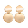 Unique Elegant Round Metal Earrings for Women Geometric Alloy Statement Ear Jewelry Gift 3 Colors - Image 18