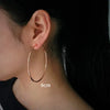 1 Pair Big Circle Large Hoop Earrings Fake Spring Clip On Nose Ring Hoop Lip Ring Helix Ring Hoop Fake Ear Ring Accessories - Image 5