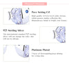 Modian Summer 925 Sterling Silver Clear Zircon Fish Kiss Tiny Stud Earrings For Women Charm Cute Silver Fine Jewelry