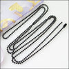6Strands Ball Chain Necklace 1.5mm Beads W/Connector 70cm Colours - Image 15