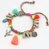 Anklets for Women Jewelry Boho Handmade Colorful Cotton Rope Shell Tassel Alloy Cow Head Pendant Ankle Bracelet - Image 7