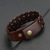 Charm Jewelry Handmade Weave PU Leather Bracelet Vintage Bracelets Bangles Cuff Bracelet Men Jewelry Pulseira - Image 5