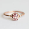 Women Ring Rose Gold color Solitaire Oval Cubic Zircon Special Wedding Ring For Women - Image 7