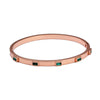 Open Cuff Bangles Bracelets Crystal Zirconia Rose Gold Color Stainless Steel Bracelet for Women Men Jewelry - Image 12