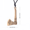 Slavic Axe Pendant Necklace Amulet Celtics Knot Nordic Valknut Rope Necklaces For Men Vintage Punk Jewelry Gifts - Image 17