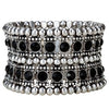 Multilayer stretch cuff bracelet women crystal wedding bridal jewelry gold silver color with crystal - Image 12
