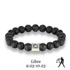 Stone bracelet beads lava bangles Bracelet Men 12 Constellation Jewelry male Lover Gifts - Image 9