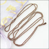 6Strands Ball Chain Necklace 1.5mm Beads W/Connector 70cm Colours - Image 7