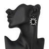 Crystal Earrings For Woman Round Rhinestone Drop Earrings Classic - Image 5