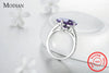 Modian Instagram New Classic 925 Sterling Silver Luxury Rings For Women Anniversary Engagement Jewelry Silver Ring Anel